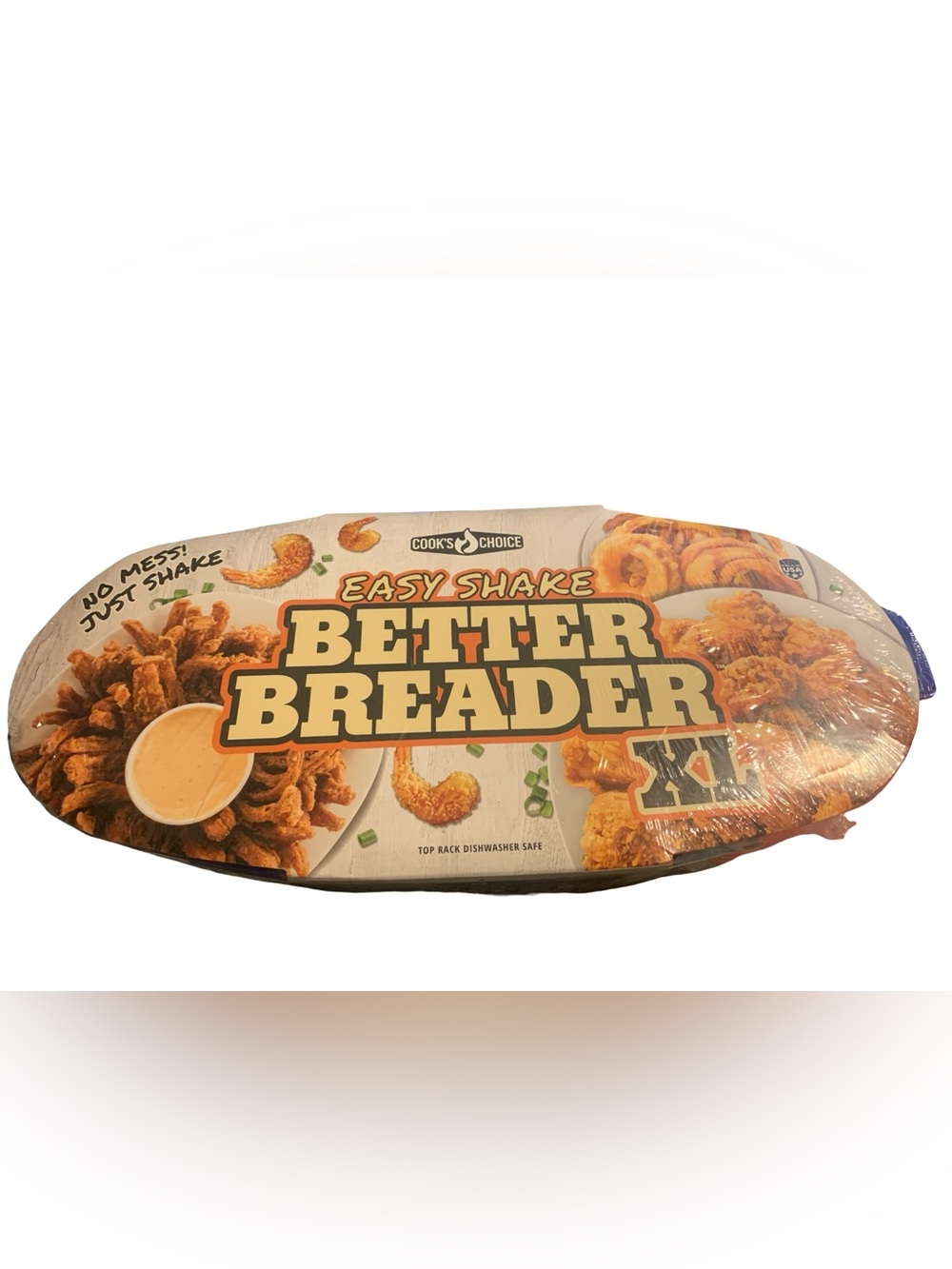 Cook’s Choice XL Original Better Breader Batter Bowl No Mess Just Shake